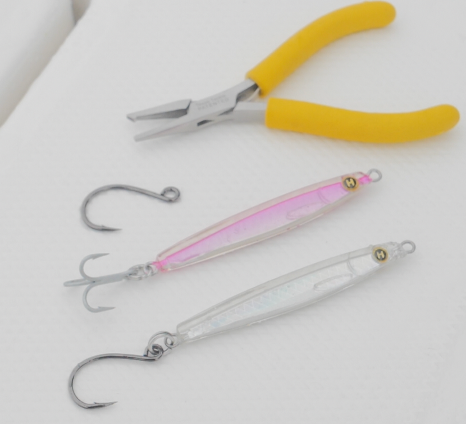 Q: Do I rig in-line hooks facing up or down on Epoxy Jigs and metals?