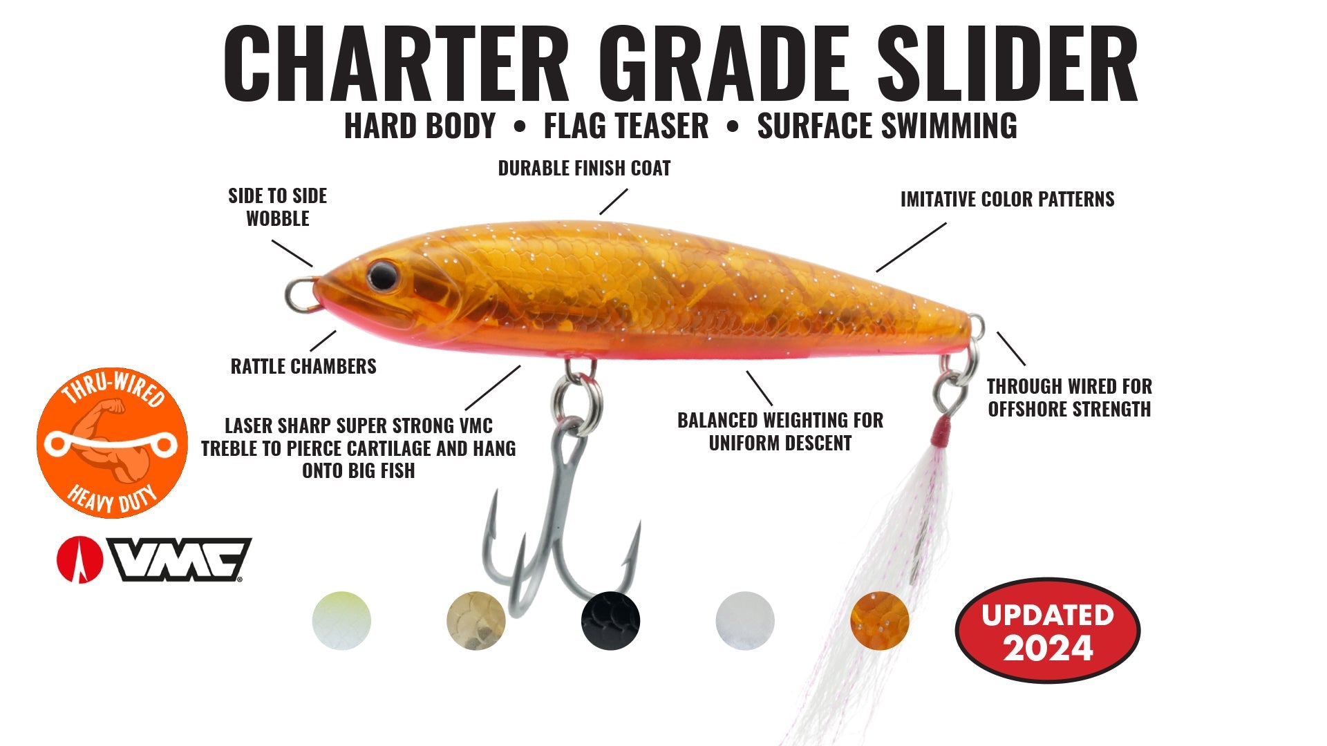 Charter Grade inshore Slider Plug