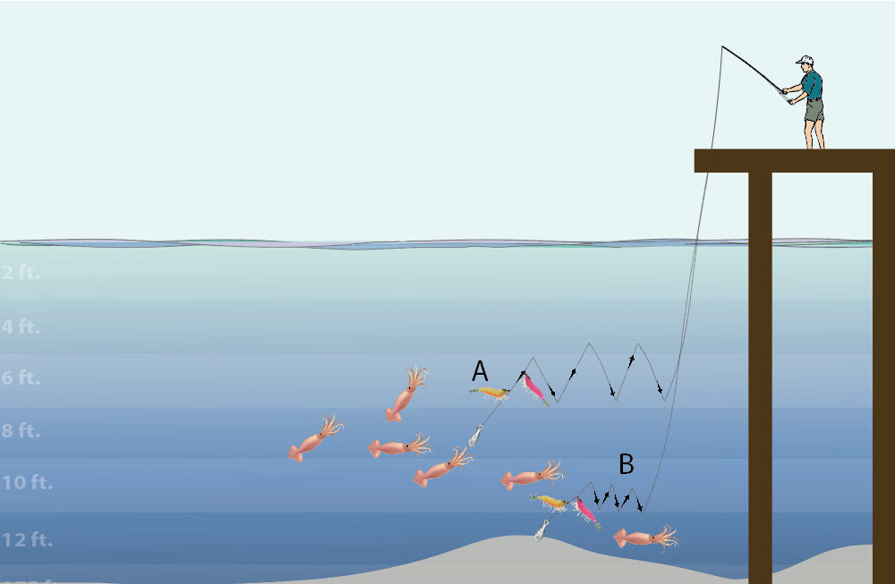 Pier & Dock Squid Fishing