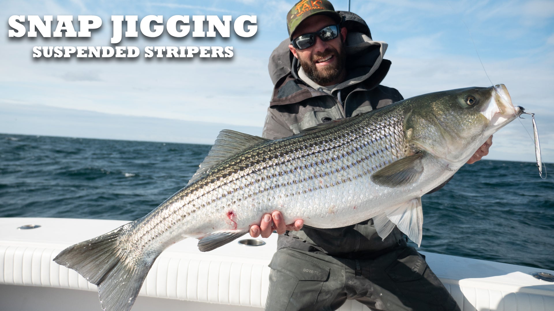 How-To: Snap Jigging Sand Eel Jigs For Striped Bass