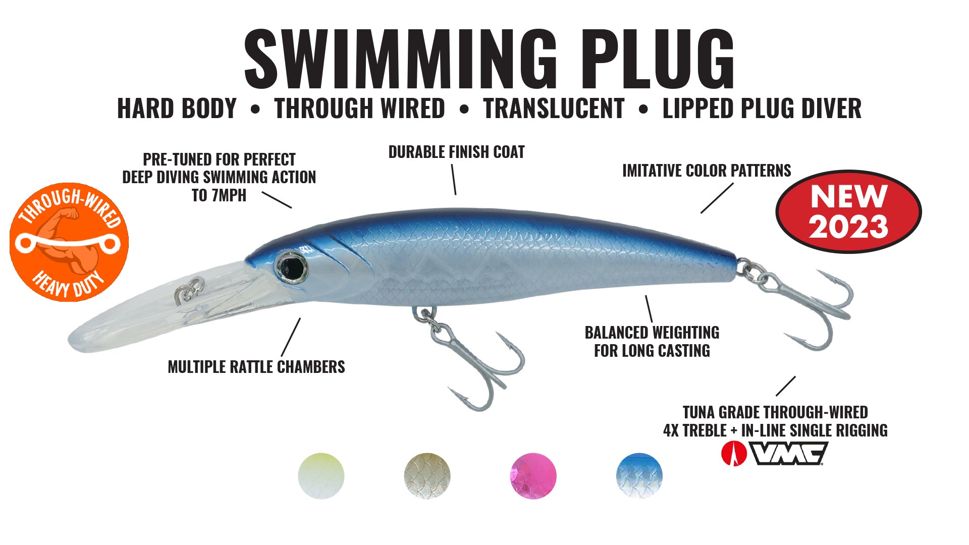 Charter Grade Swimming Plugs