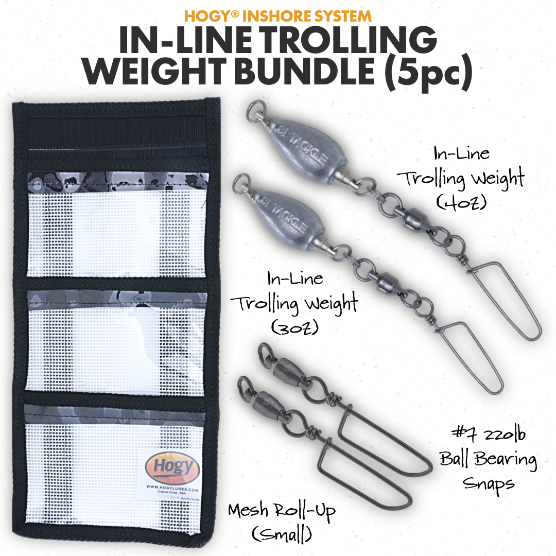 Hogy Inshore In-Line Trolling Weight Bundle (5pc)