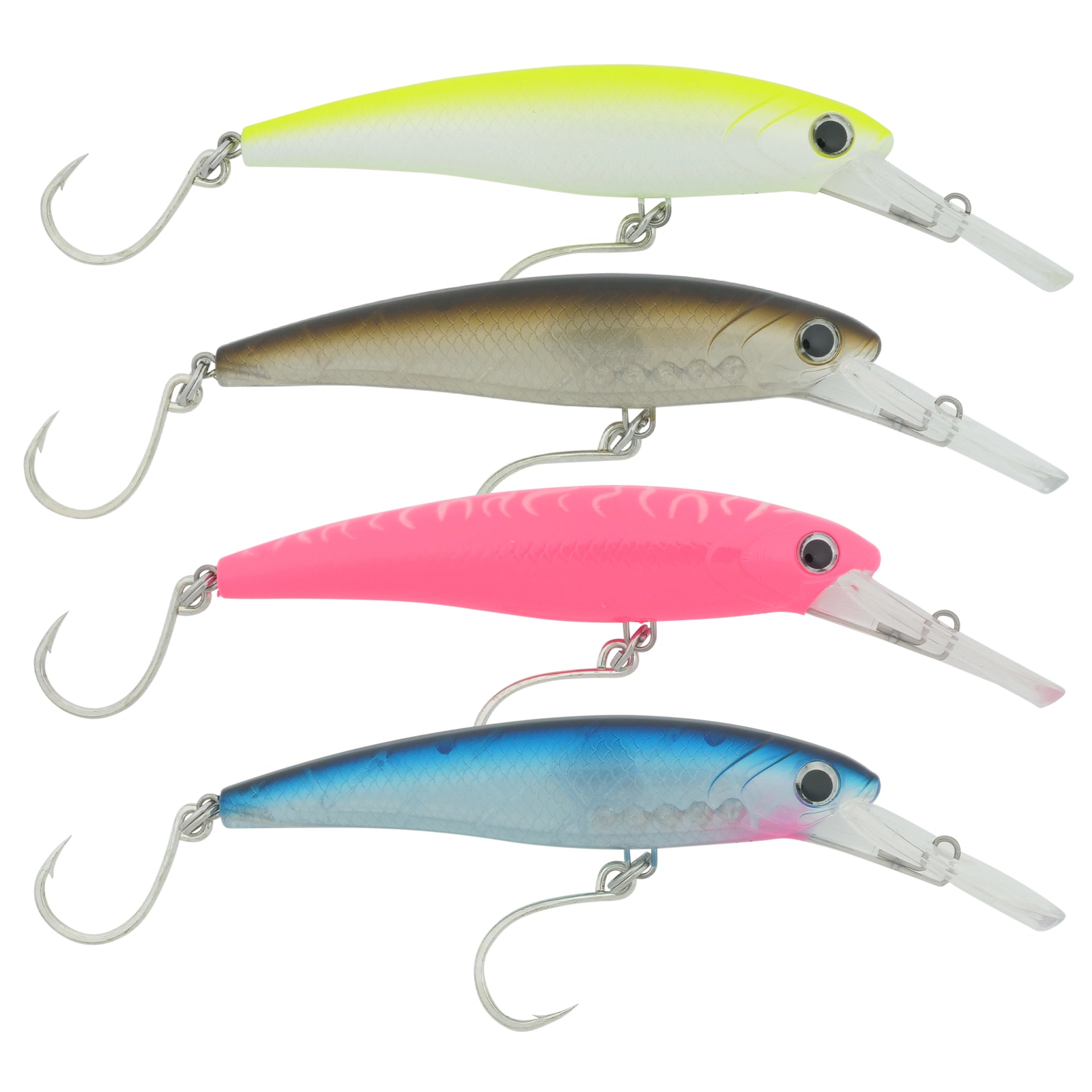 Charter Grade Swimming Plug: 5" 1.3oz Bundle (4pc)
