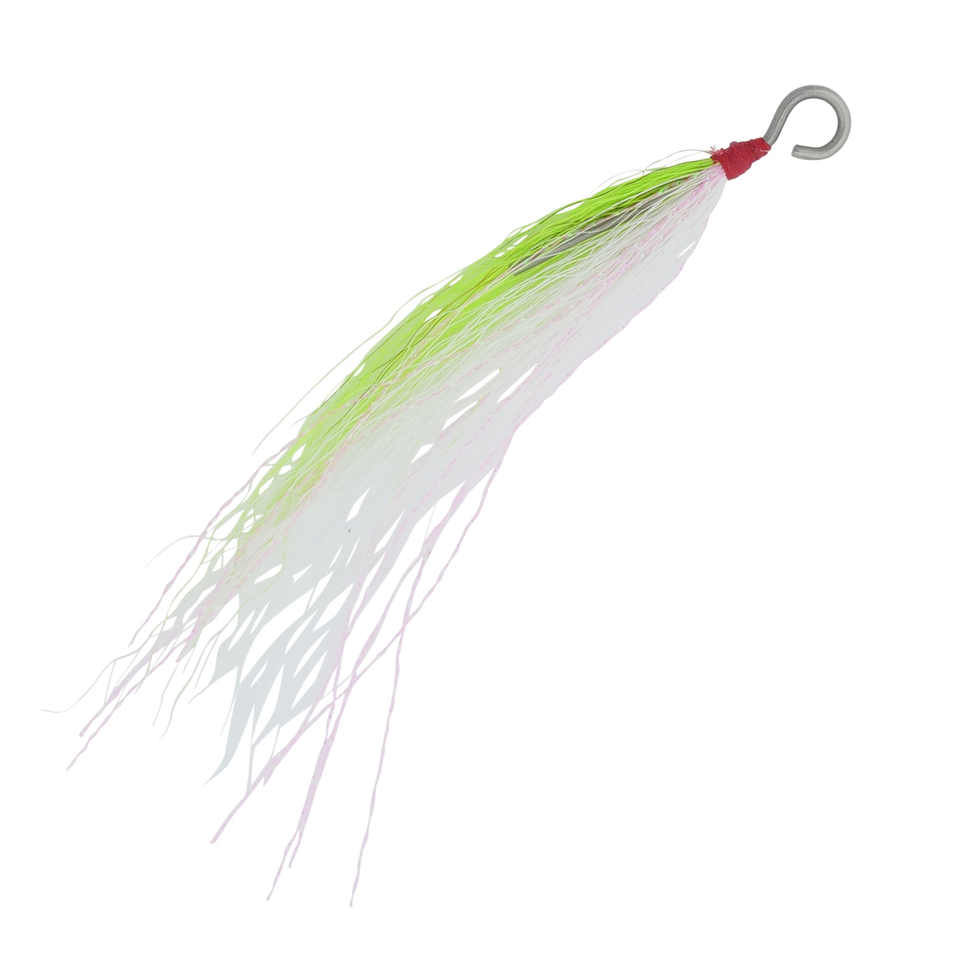 Hogy Plug Flag Bucktail Teaser - Olive/White / Small / 1 Pack Hogy Plug Flag Bucktail Teaser - Olive/White / Small / 1 Pack