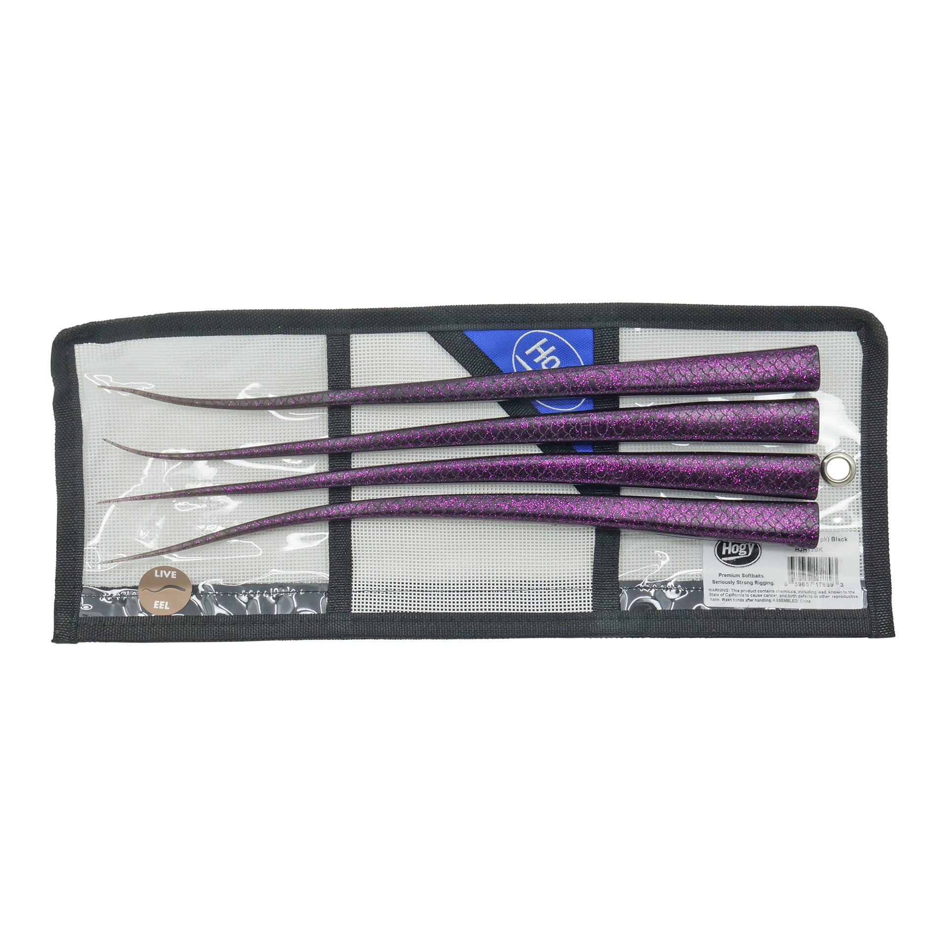 Protail Slappy Swim Eel 13" (4pack) + Mesh Storage Bag