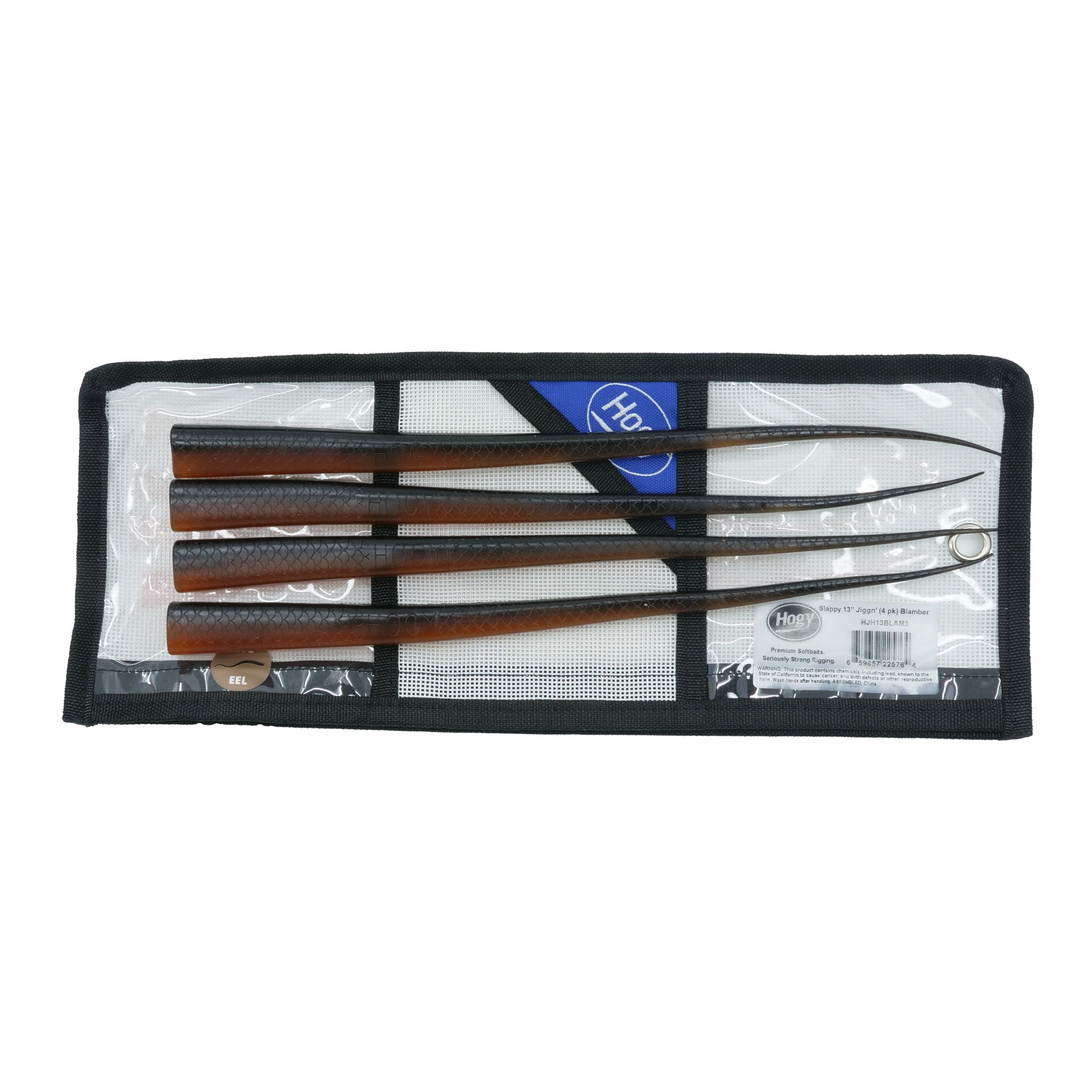 Protail Slappy Swim Eel 13" (4pack) + Mesh Storage Bag