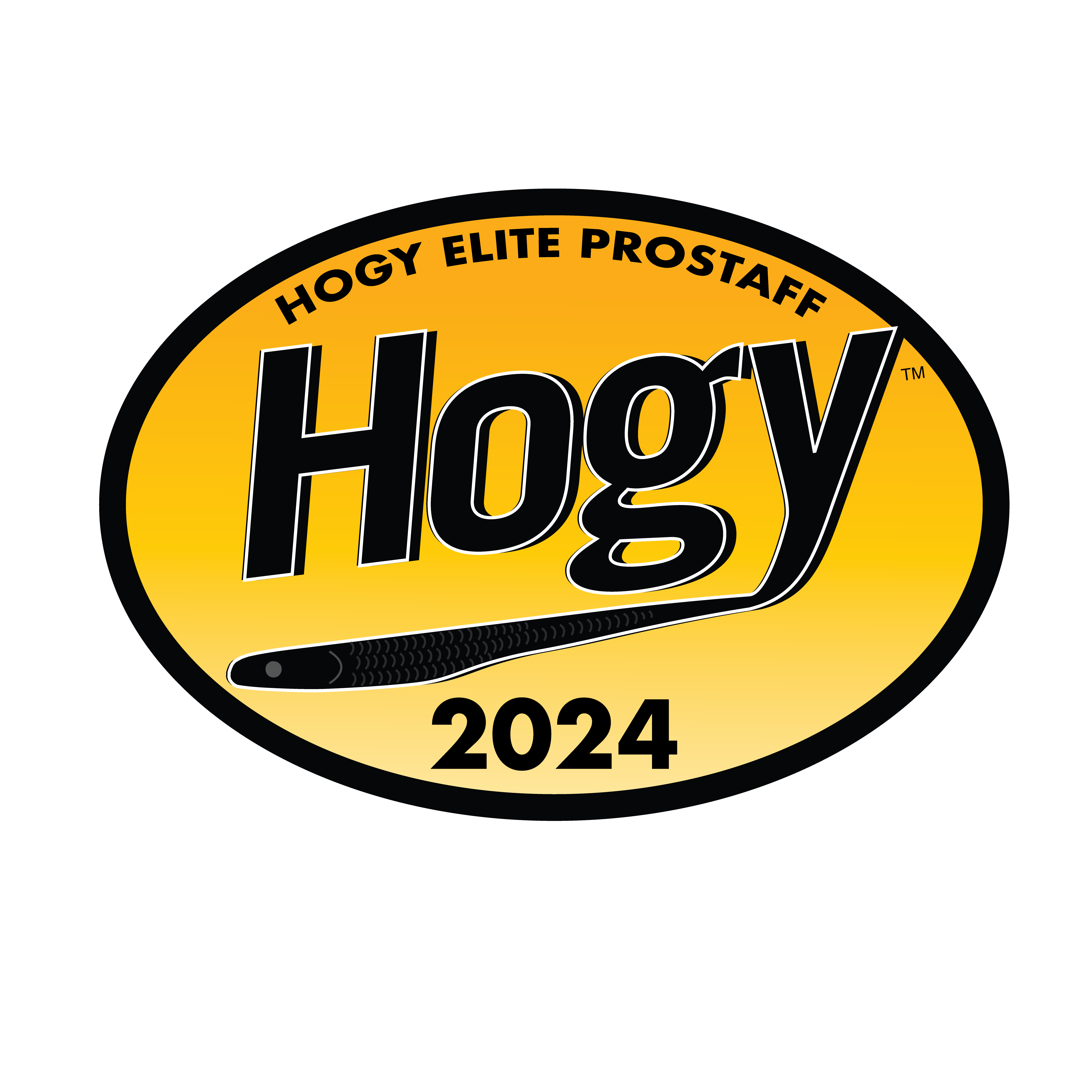 10" Hogy Guide Oval Sticker