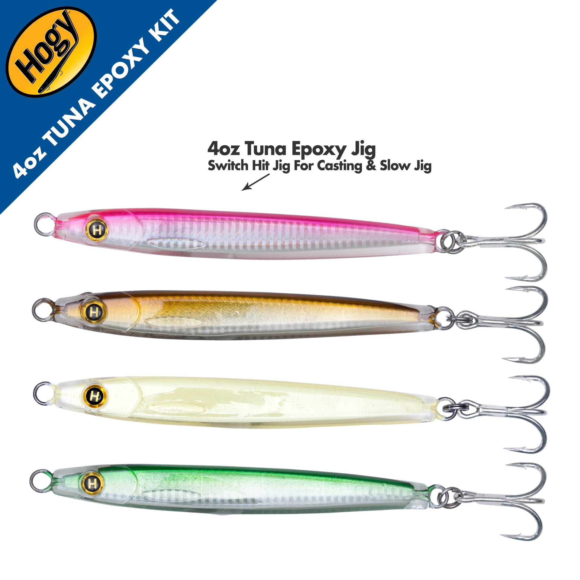 Knife Jigs for bluefin -- Various hook types