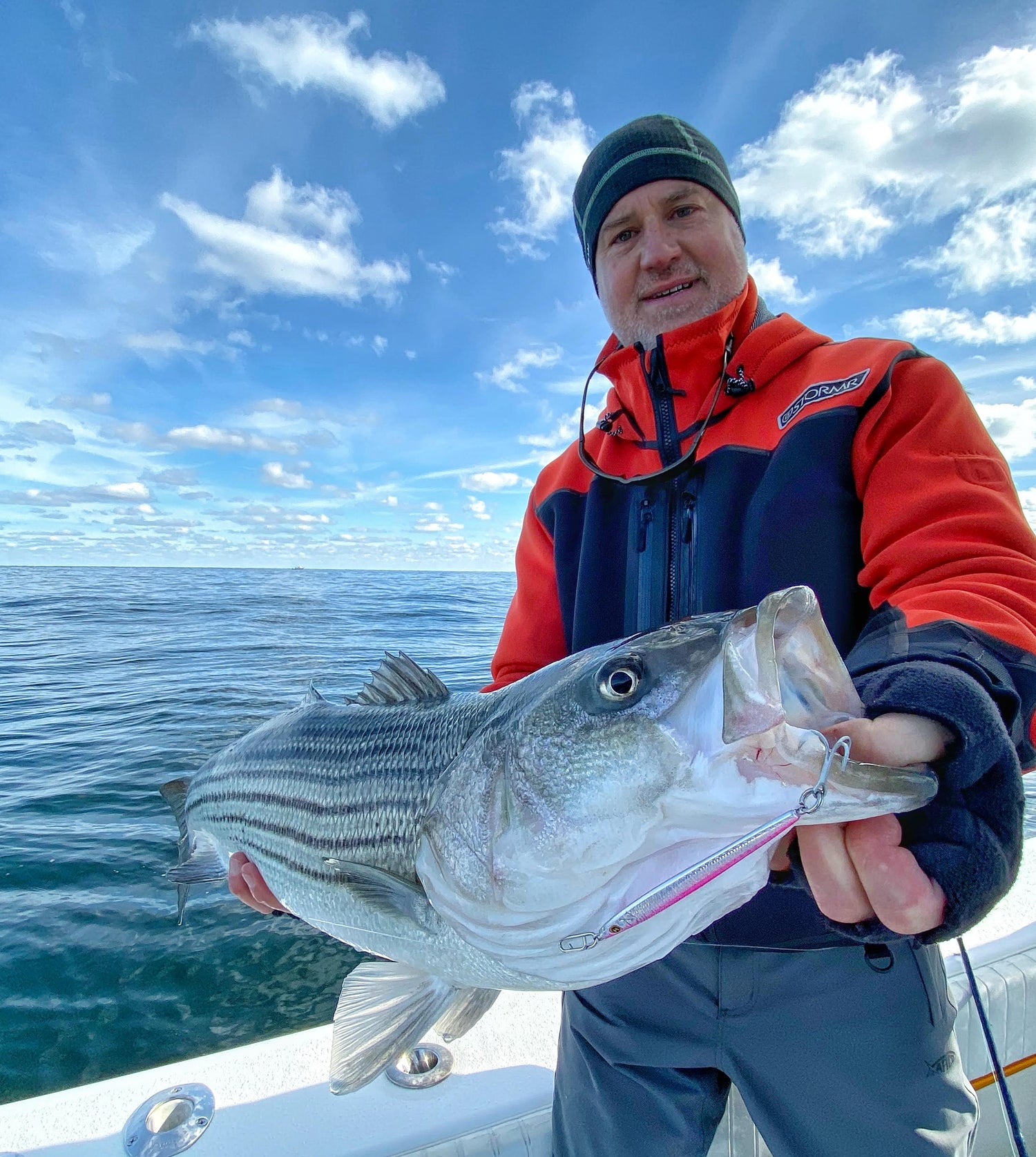 How To: Casting to Blitzing Striped Bass with the Hogy Sand Eel Jig off of New Jersey