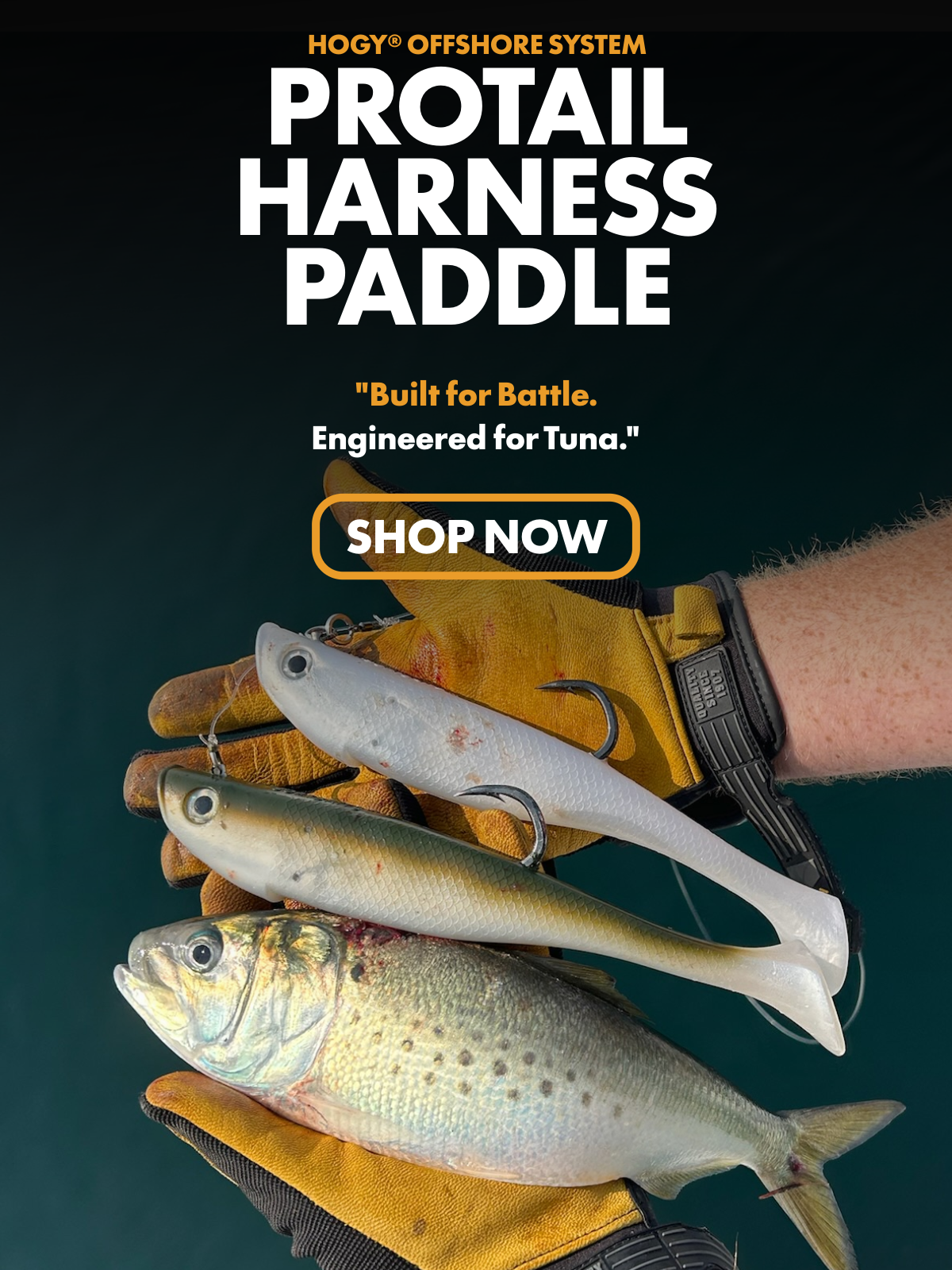 Hogy Harness Tuna Protail Paddle Swimbait Fishing Lure