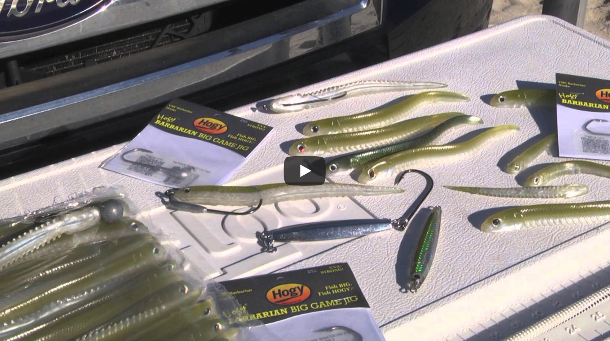 Video: Surfcasting for Stripers with Hogy Sand Eels
