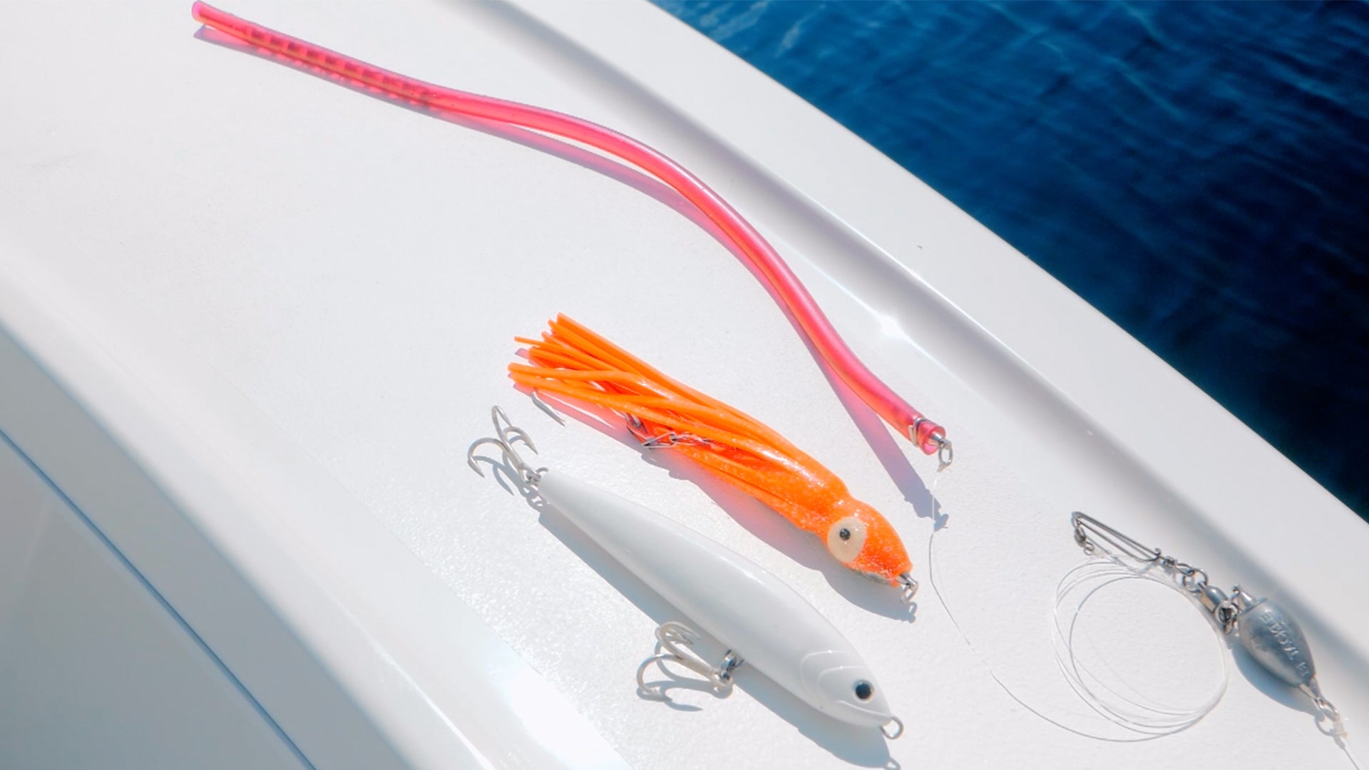 Tube and Worm Striper Trolling with In-Line Weights