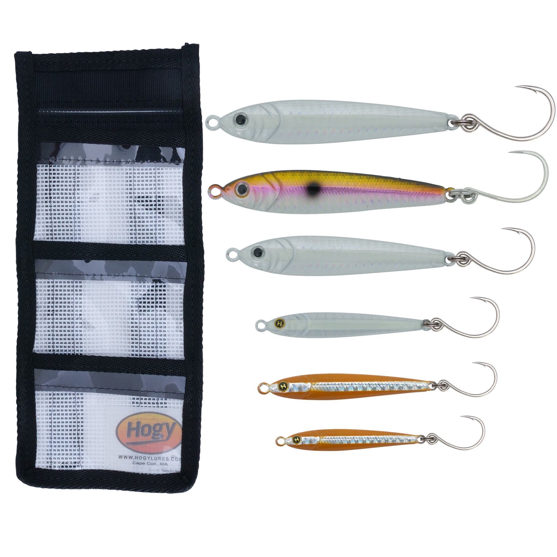 Peanut & 'Chovy Jig Bundle (7pc) + Small Mesh Jig Storage Bag