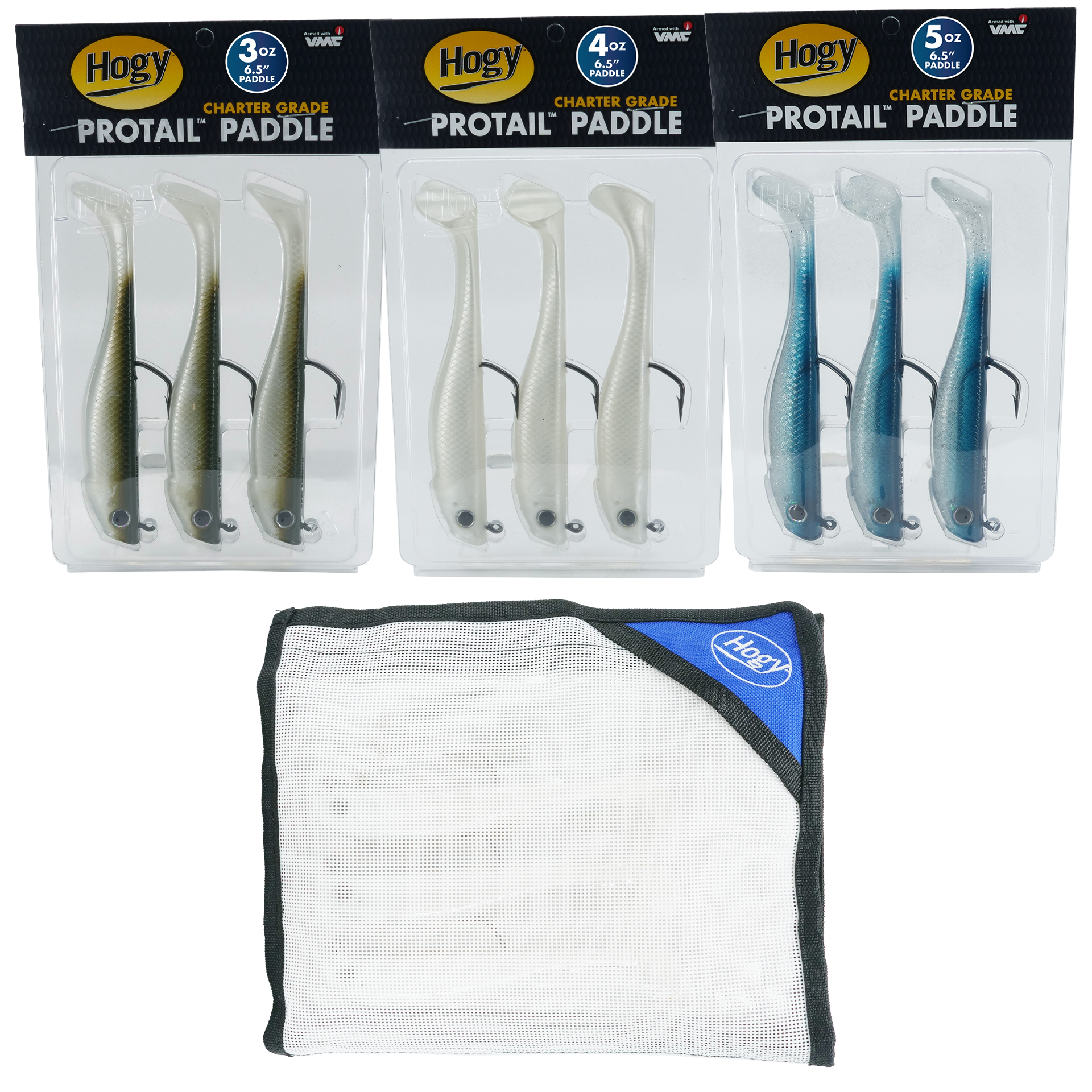 6.5" Protail Paddle Tuna Casting Bundle (10pc)