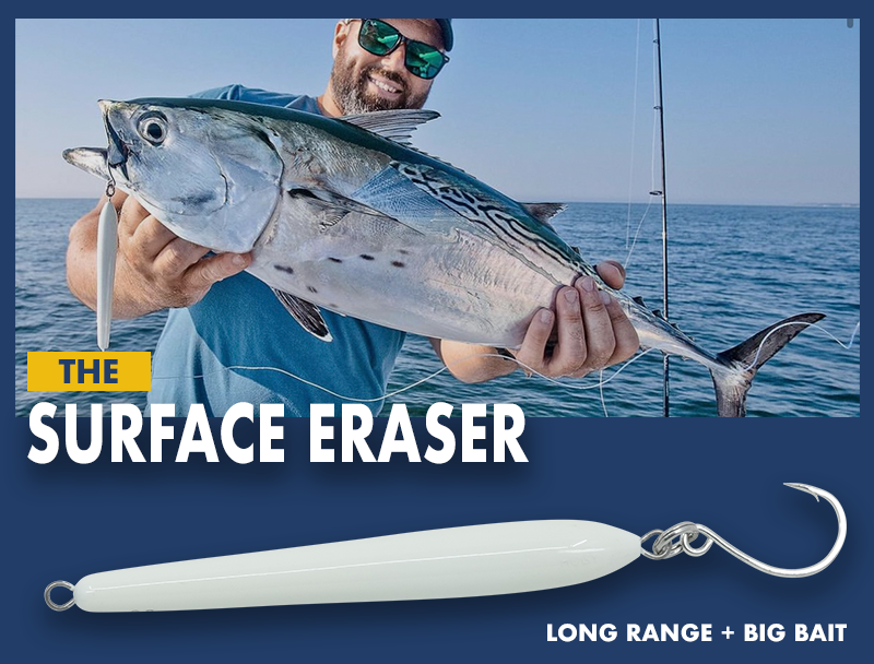 Long Range Surface Eraser: 4" 3/4oz Bundle (5pc) + Medium Mesh Storage Bag