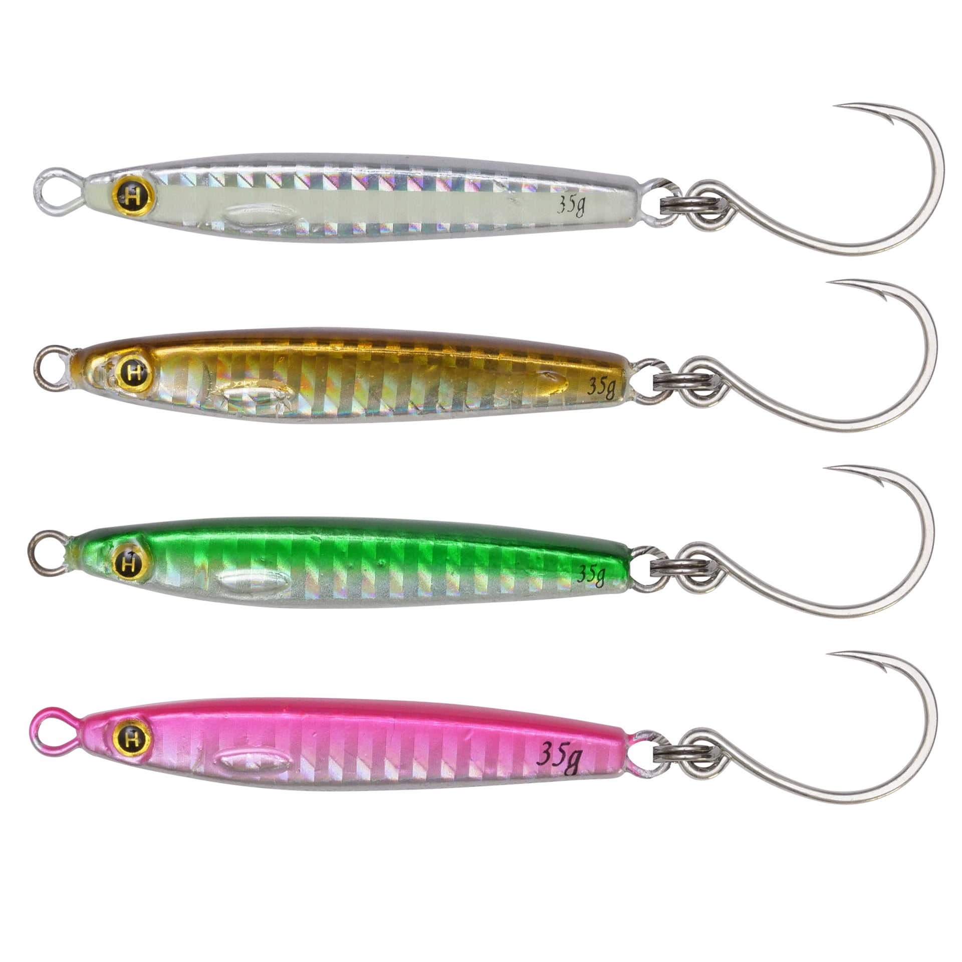 1.25oz (3") Heavy Minnow Jig Bundle (4pc)