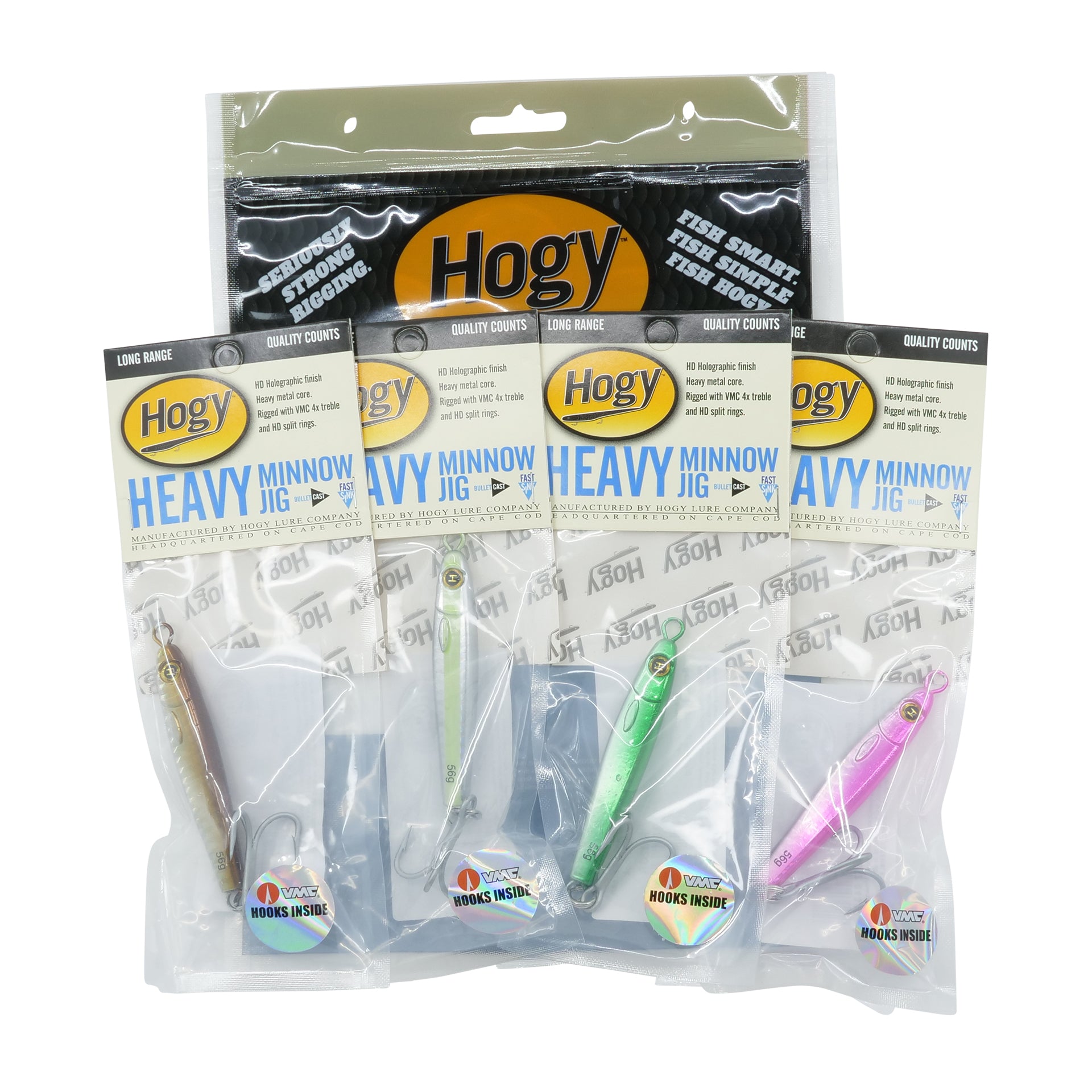2oz 3inch Heavy Minnow Kit (4pc) – Hogy Lure Company Online Shop