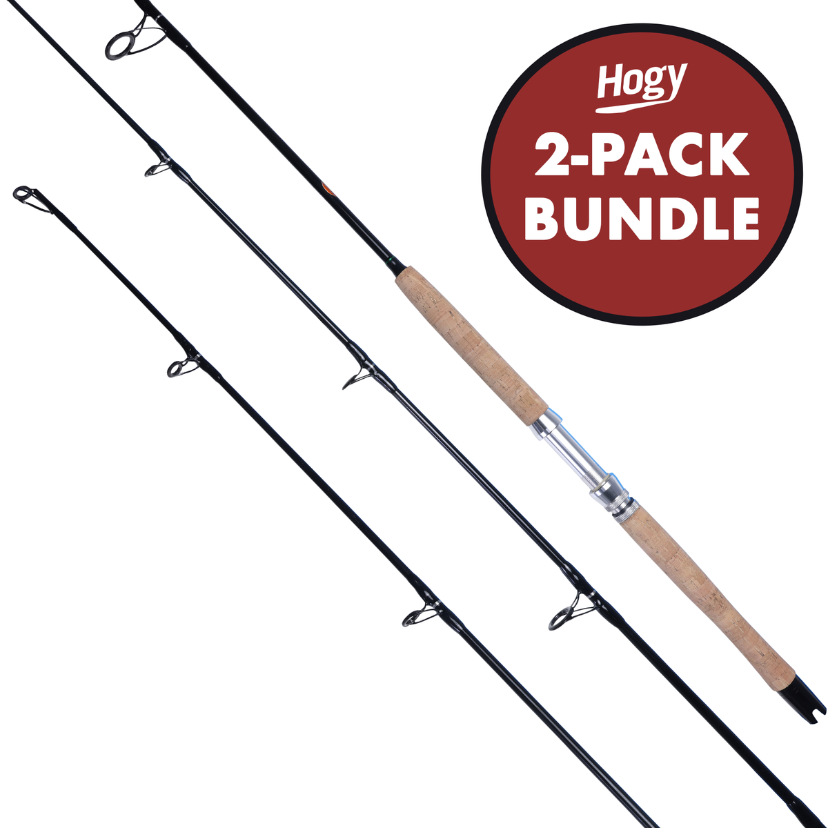 commercial tuna fishing rod and reel TWIN PACK Tuna Casting Spinning Rod: Mod-Fast Action 7' H (3oz