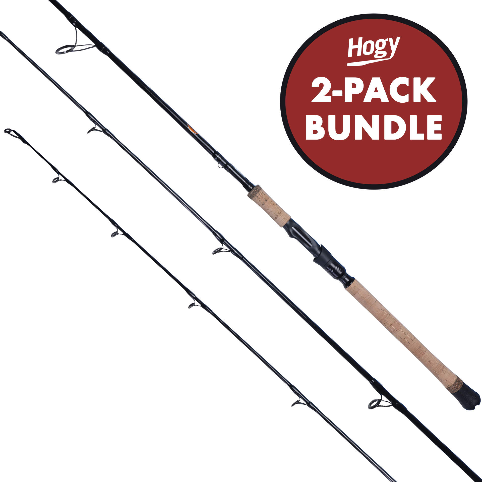 TWIN PACK Inshore Spinning Rod: 1 EACH 7' ML & 7' MH