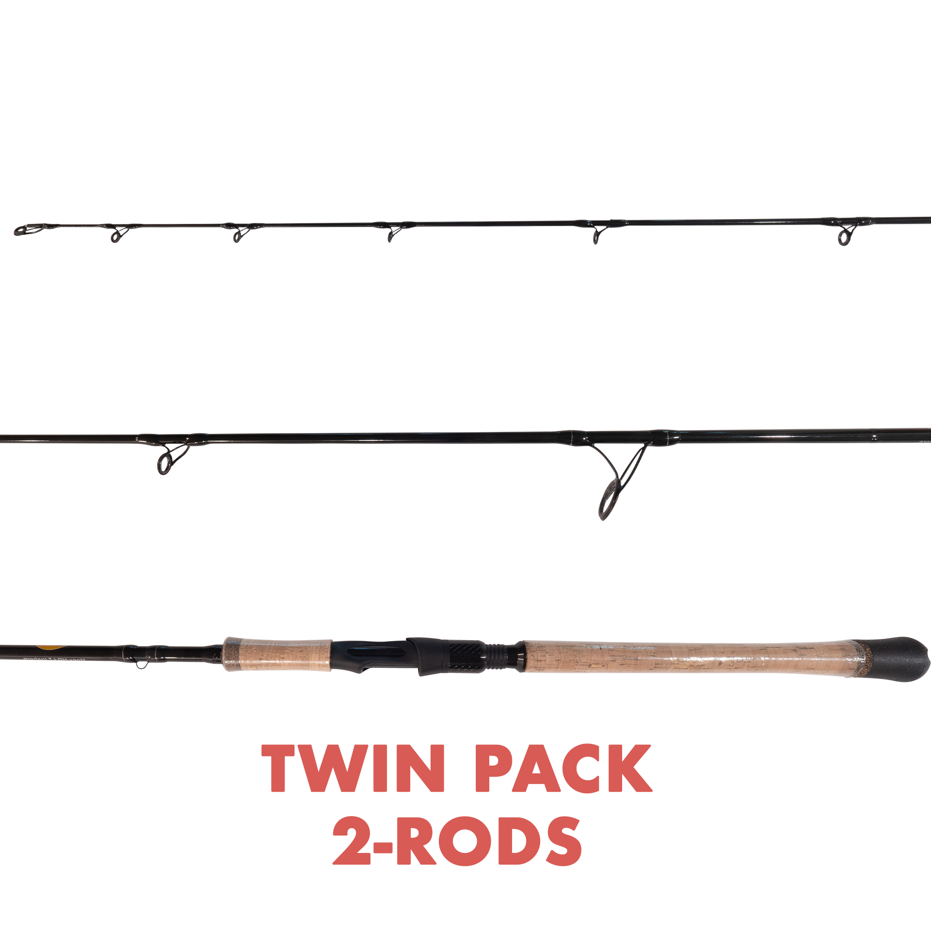 TWIN PACK Inshore Spinning Rod: Mod-Fast Action 7' ML (3/8oz - 1oz)