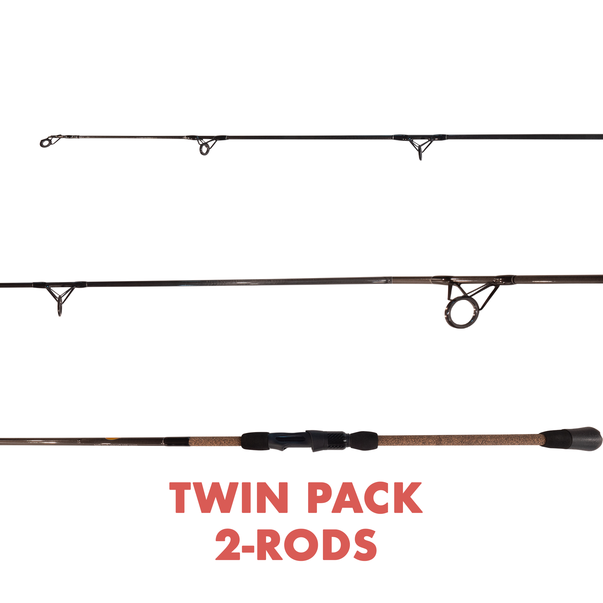 TWIN PACK Pocket Surf Rod: Mod-Fast Action 7' ML (3/8oz - 1oz) (Ship Date By 5/15)