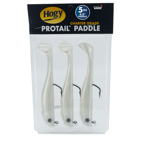 Leurre Souple Hogy Pro Tail 6,5 Pouces Argenté 3 Oz - Lot De 4 Pour Pêche Au Jig