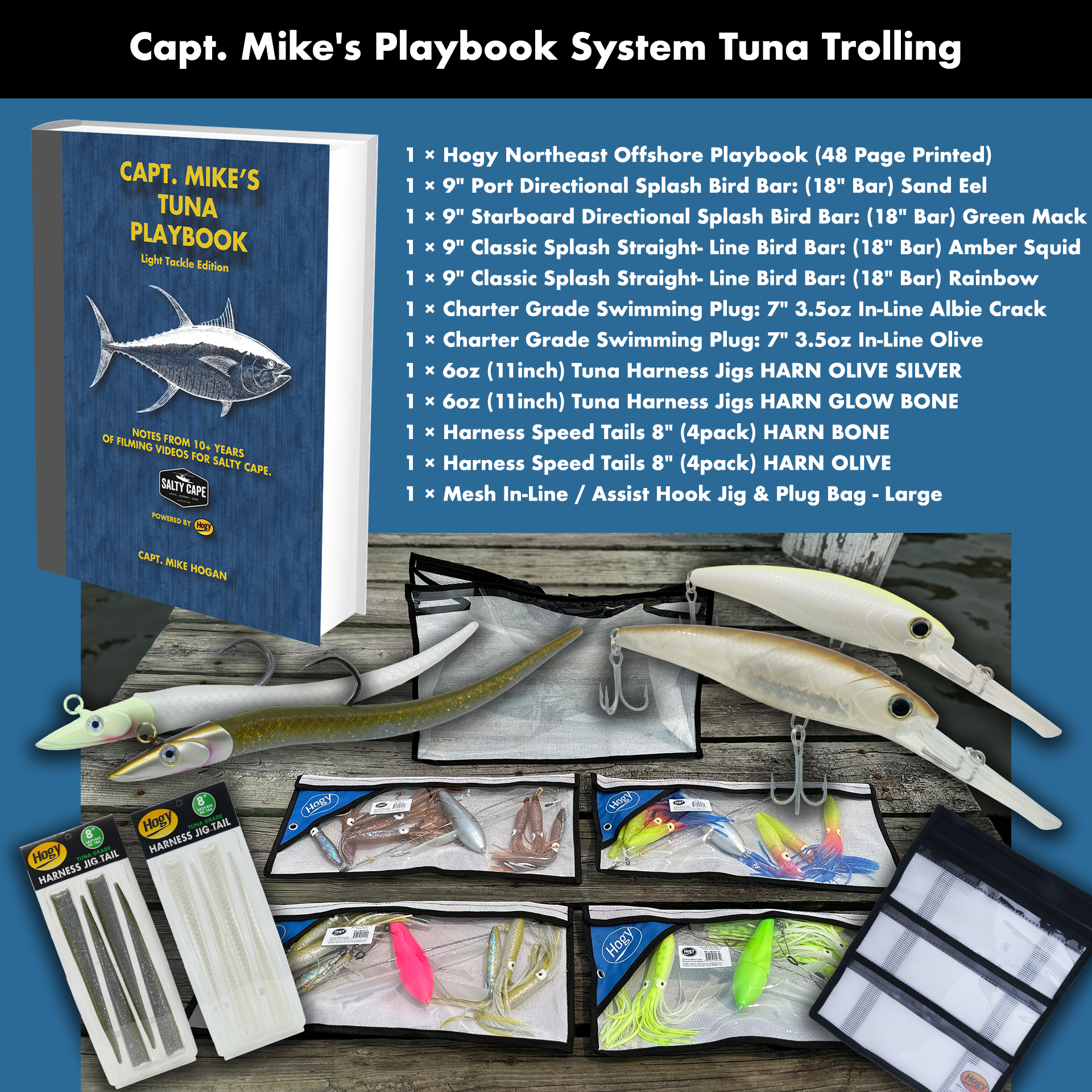 Capt. Mike’s Playbook-Based Tuna Trolling System