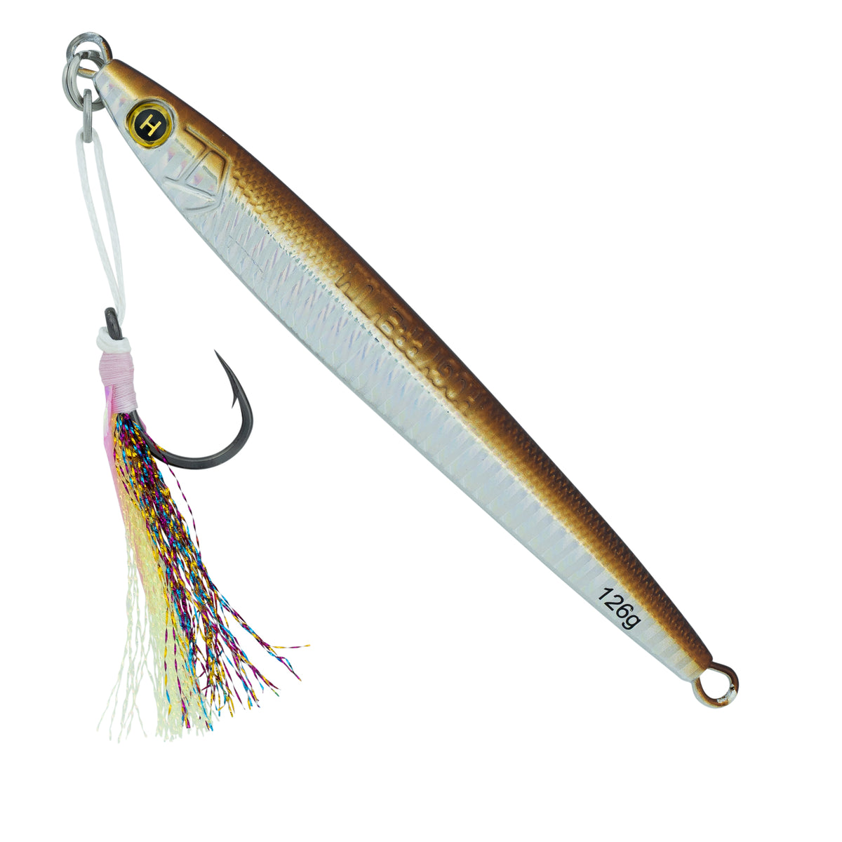 eel fishing baited hook Hogy Sand Eel Assist Hook Jig - 4.5oz