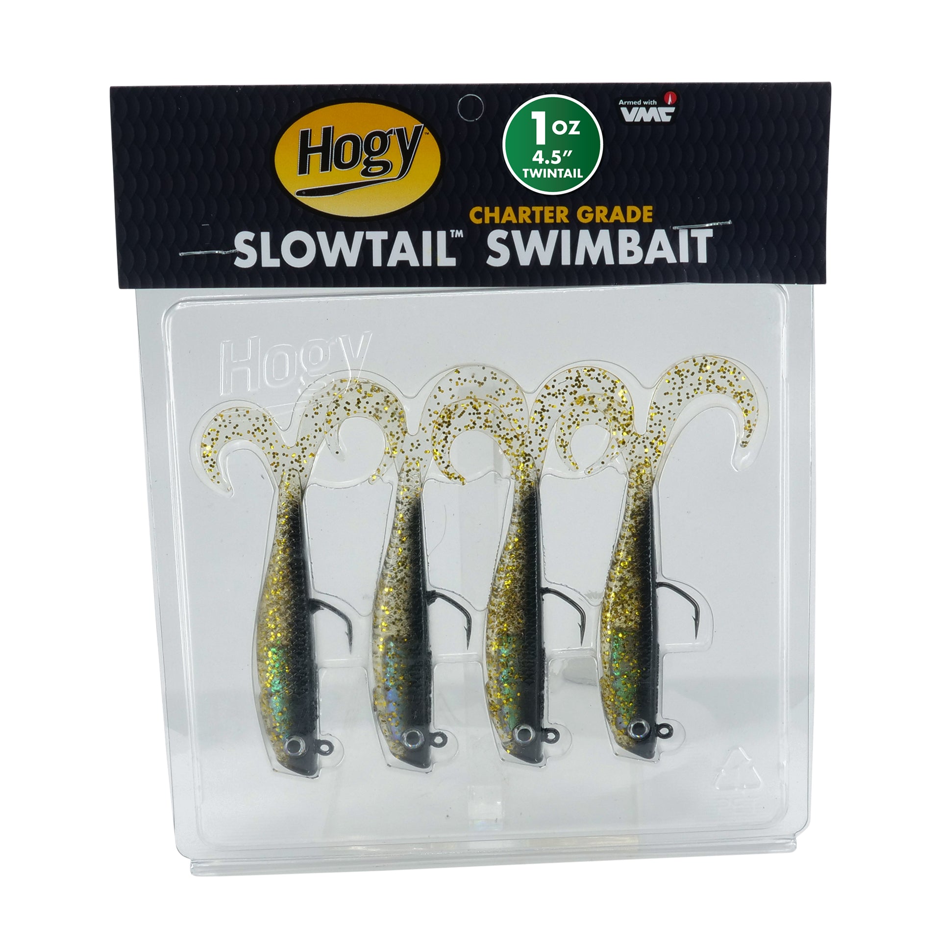 Slowtail Twin Tail Guide Pack: 4.5" 1oz (4pc)