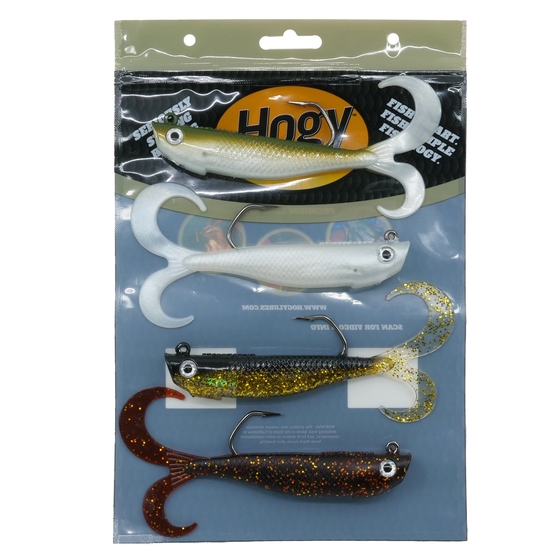 Pre-Rigged Crayfish Soft Lures with VMC Hook, Premium Durable TPE Shri –  catchthewinners