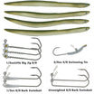 FTO SPECIAL: 9" Skinny Surf Eel - Cast, Jig & Troll Bundle (12pc)