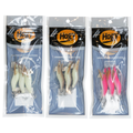 2" Squid-Biki Rig (3-Dropper 30lb Mono) Bundle (3-Rigs)