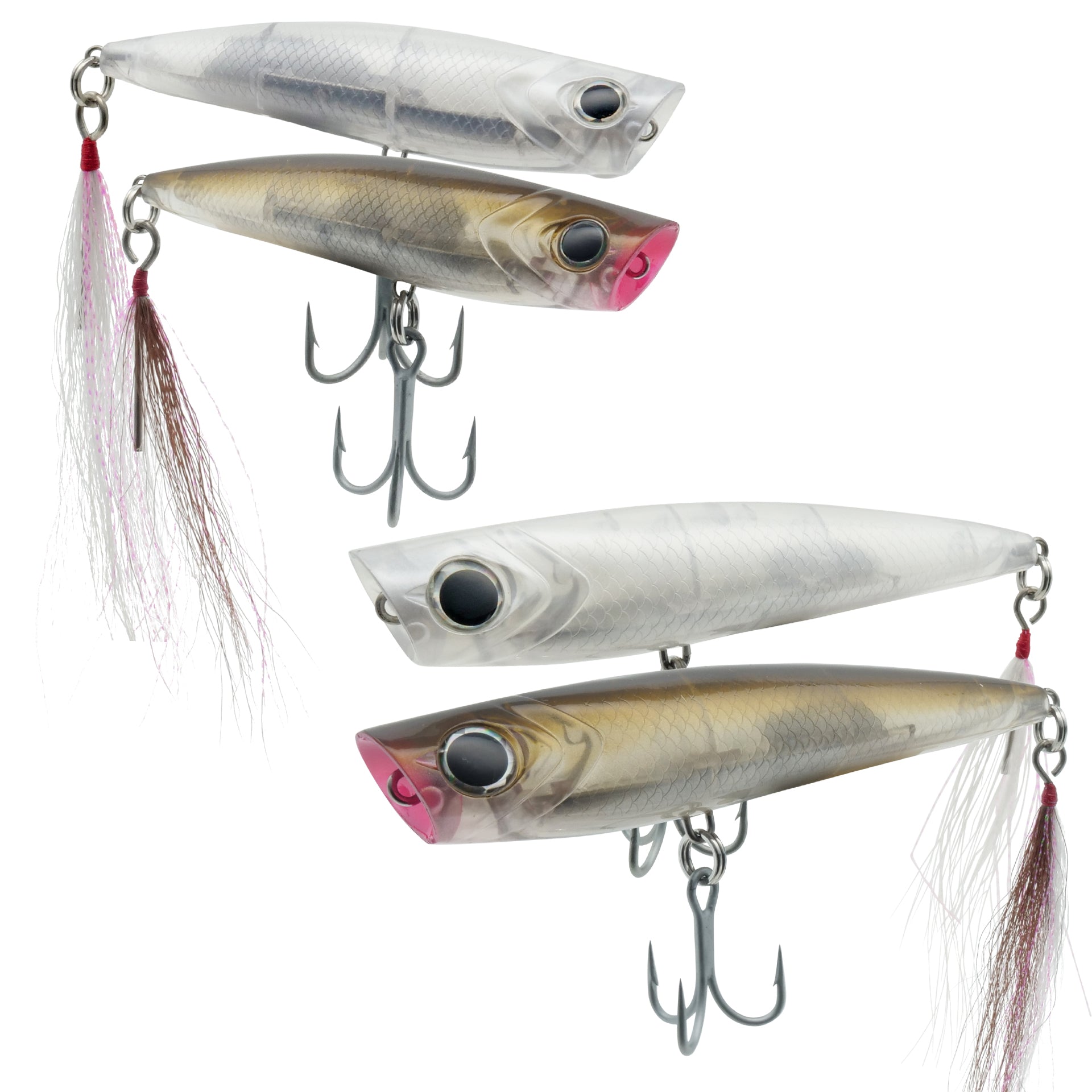 Long Range Swimming Popper Bundle (4pc)