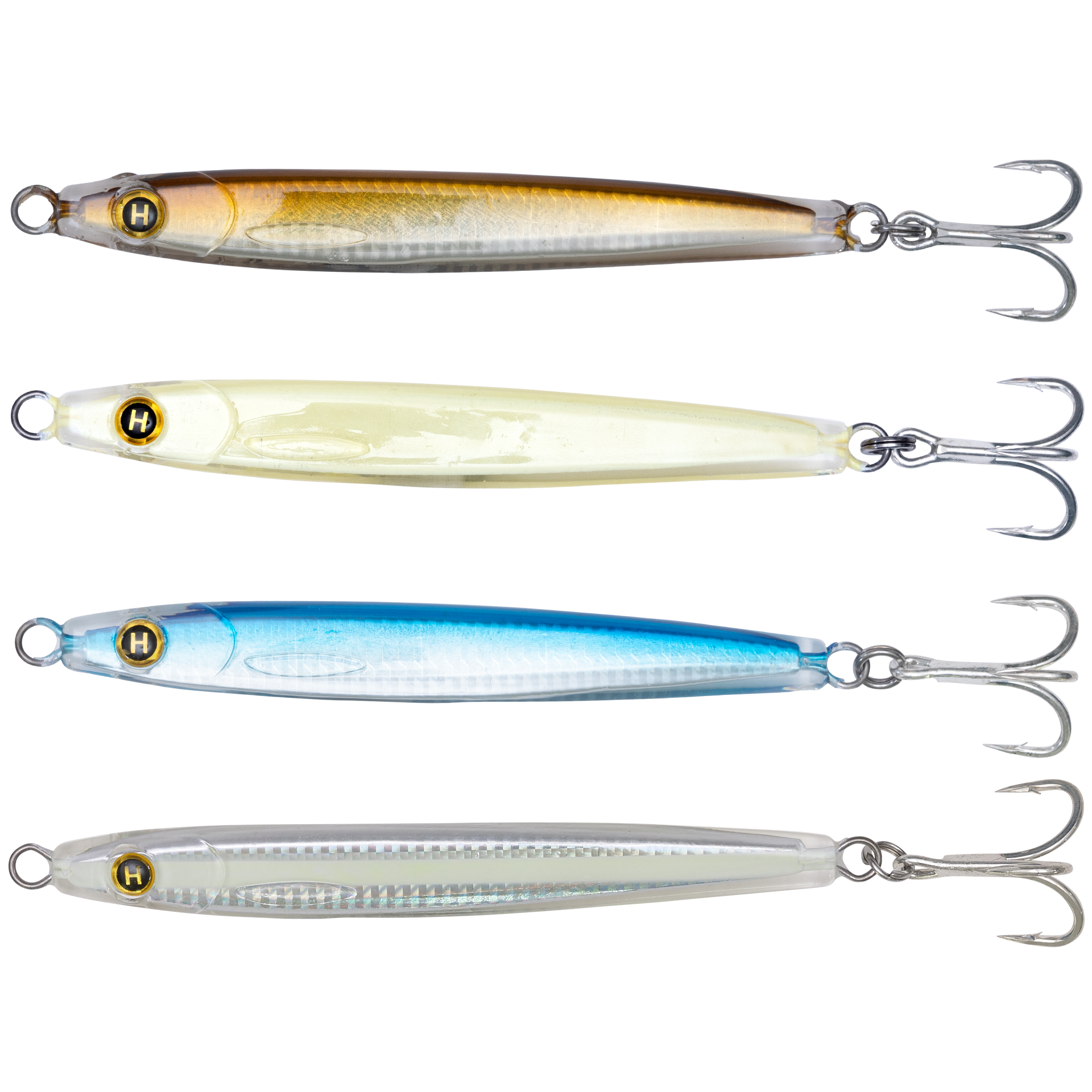 4oz (6inch) Tuna Rigged Epoxy Jig Bundle (4pc)