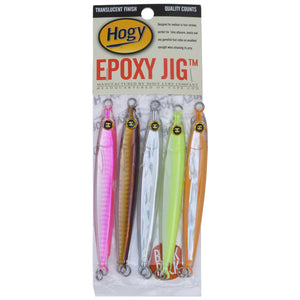 1 1/4oz Epoxy Jig: Classic Unrigged 5 Pack