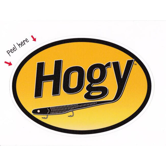 6inch Hogy Oval Sticker – Hogy Lure Company Online Shop