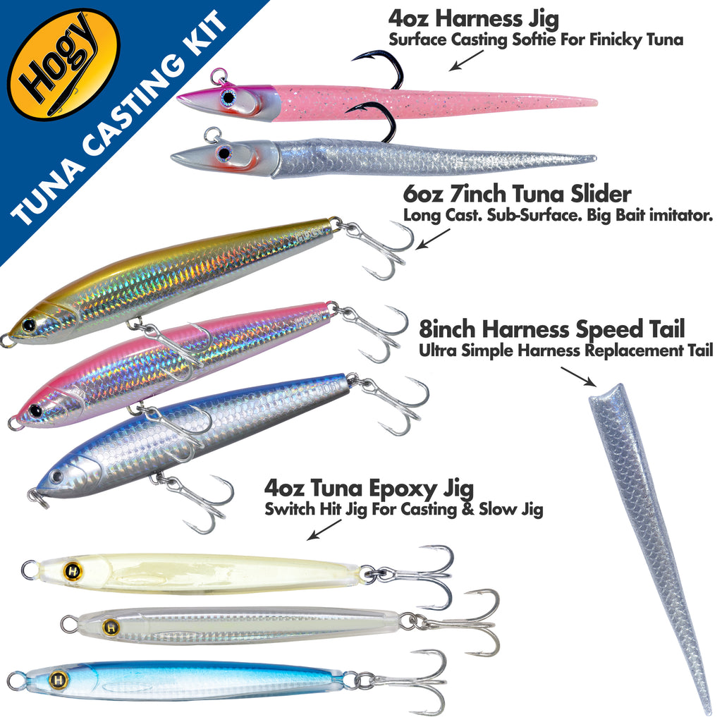 Tuna Tamer Casting Fishing Lure Kit - (10 pcs) | Saltwater